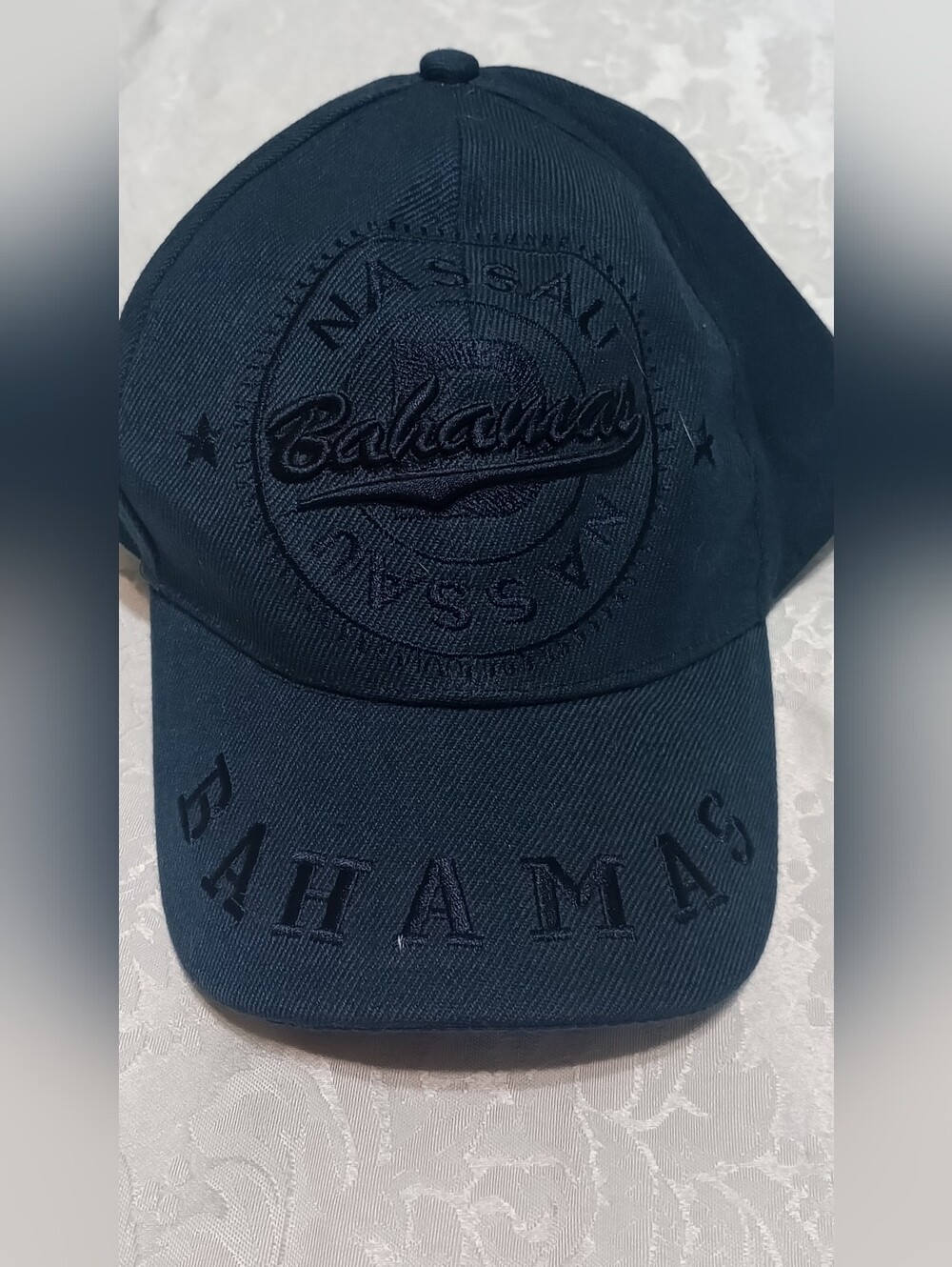 Blue Embroidered Baseball Cap - Brand Unspecified